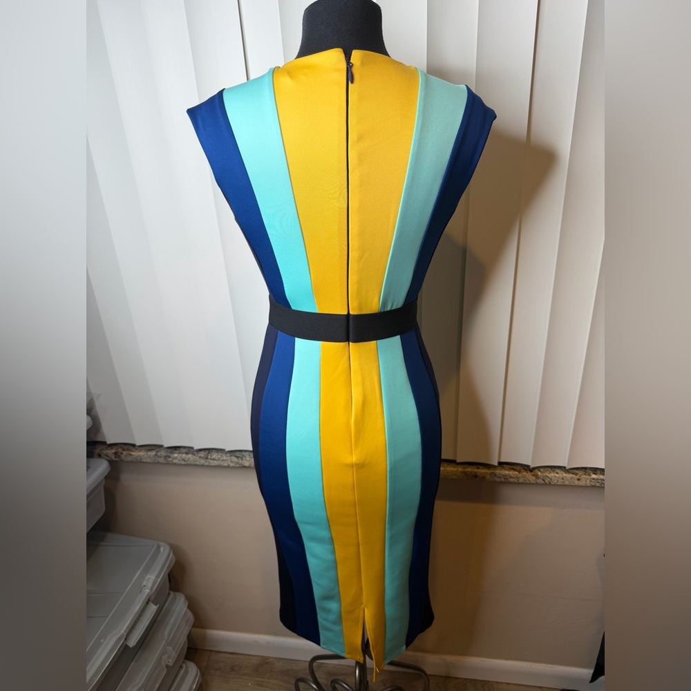 Eva Mendes New York & Company Colorblock Bodycon Dress Size XS - Picture 7 of 9